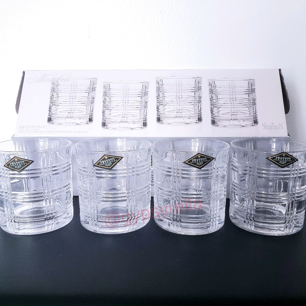 Aberdeen Brookfield Crystal Old Fashioned Glasses
